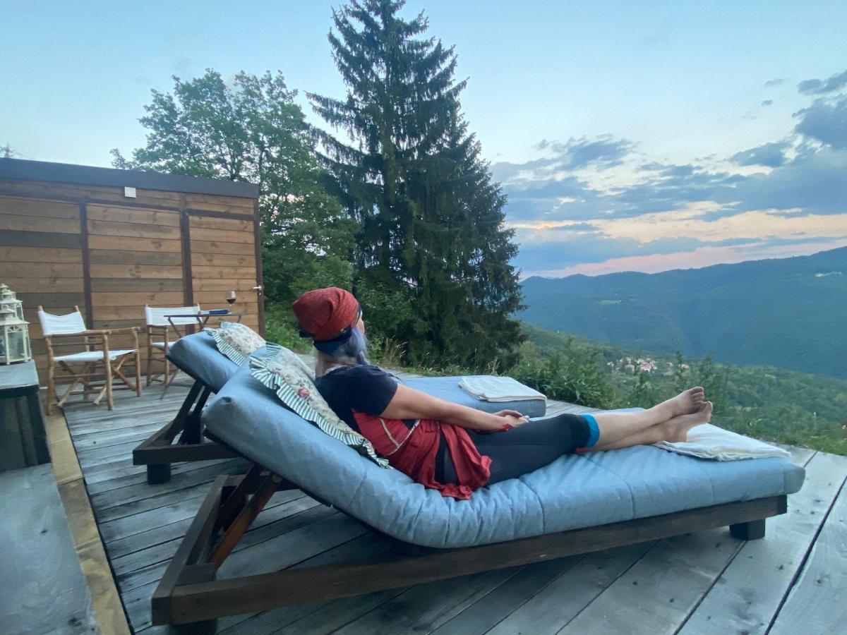 Suxen Nature Experience - Lodge Con Vista Panoramica Prepotto  Buitenkant foto